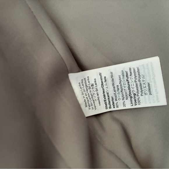 J. Crew Coat Wool Chateau Parka Gray Hooded Italian Stadium Cloth NELLO GORI 2 - Picture 13 of 16